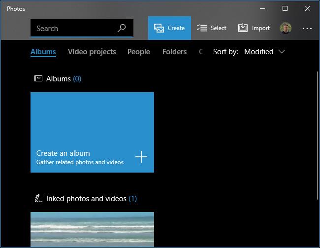 Sådan slår du mørk tilstand til i Fotos-appen på Windows 10