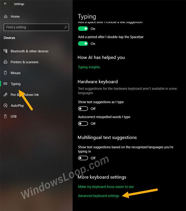 Jak odstranit/skrýt ikony jazyků na hlavním panelu Windows 10