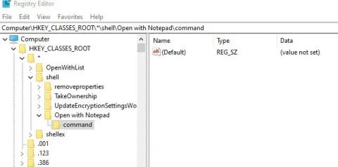 Jak přidat Otevřít pomocí programu Poznámkový blok do kontextové nabídky ve Windows 10