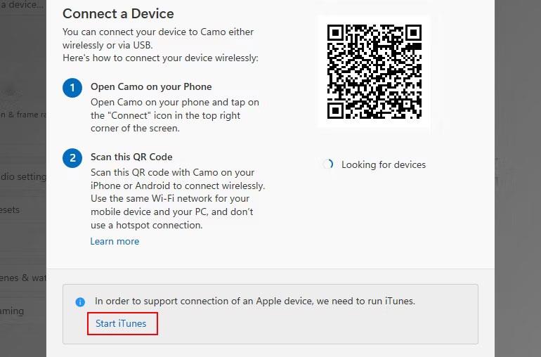 Як використовувати iPhone як веб-камеру з Camo