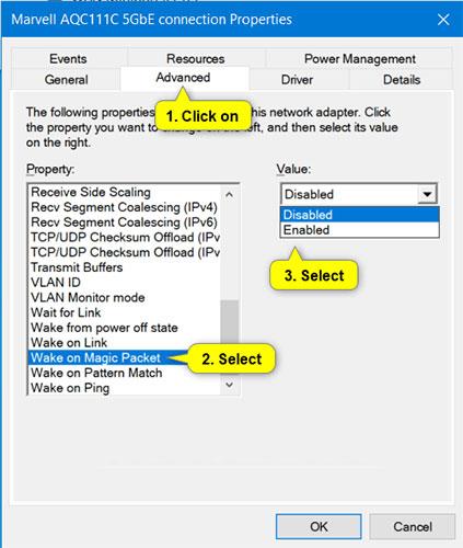 Slik slår du på Wake-on-lan på Windows 10 for å slå på og starte datamaskinen eksternt