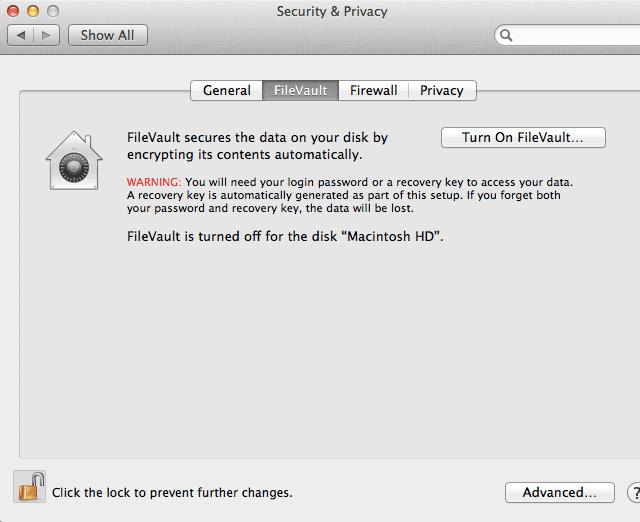 Kaj je Mac OS X FileVault in kako ga uporabljati?