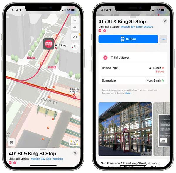 Ting at vide om Maps-applikationen på iOS 15