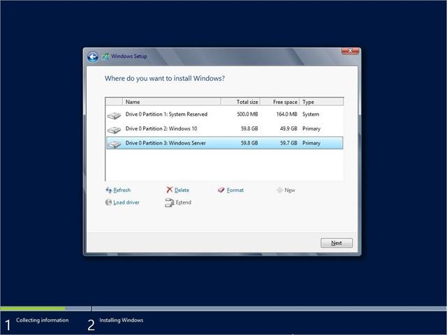 Kako dvostruko pokrenuti Windows 10 i Windows Server