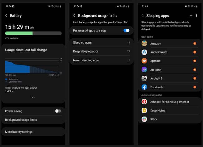 Jak uspat aplikace na telefonech Samsung, abyste šetřili baterii