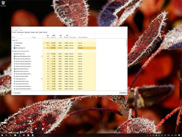 Jak zobrazit spotřebu energie aplikace pomocí Správce úloh v systému Windows 10