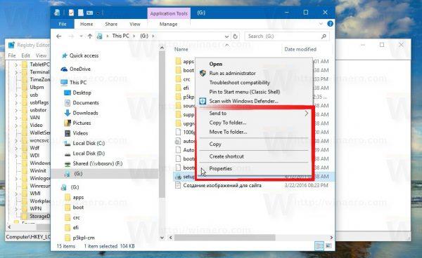 Aktiver USB-skrivebeskyttelsesmodus på Windows 10