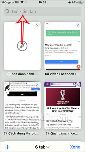 Einstaklega gagnleg leið til að finna fljótt flipa á iPhone Safari