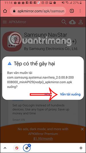 Hvordan endre navigasjonstastikonet på Samsung