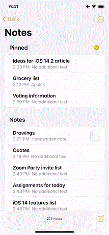 Nove značajke aplikacije Notes na iOS-u 14