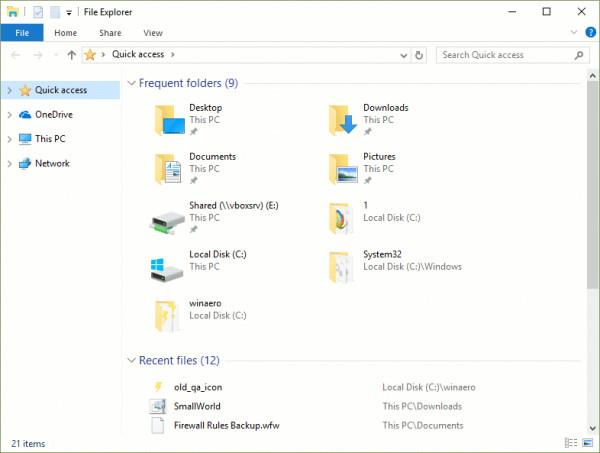 Kā mainīt ātrās piekļuves ikonu programmā File Explorer Windows 10