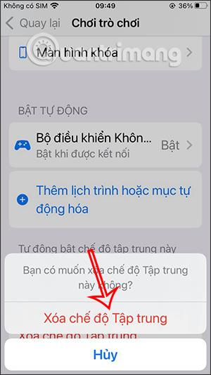 Hogyan lehet törölni a fókusz módot az iPhone-on