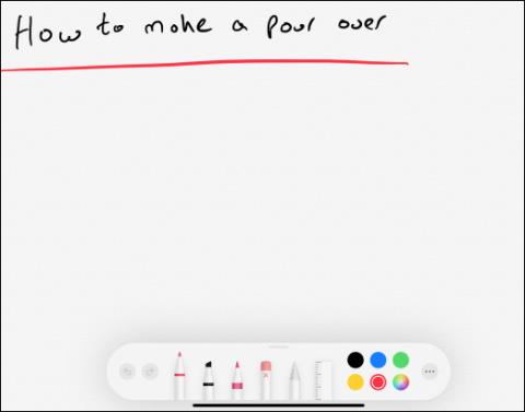 Sådan skriver du noter med Apple Pencil på iPad