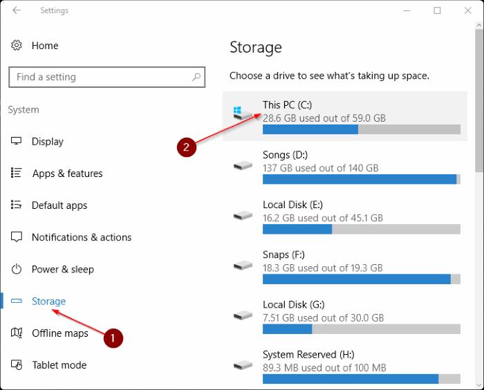 Några tips för att frigöra Windows 10-hårddiskutrymme