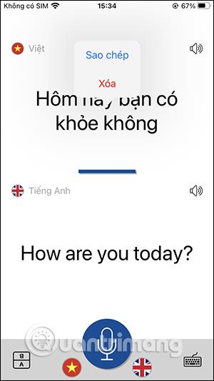 Kaip naudoti momentinį balso vertimą balsui išversti telefone