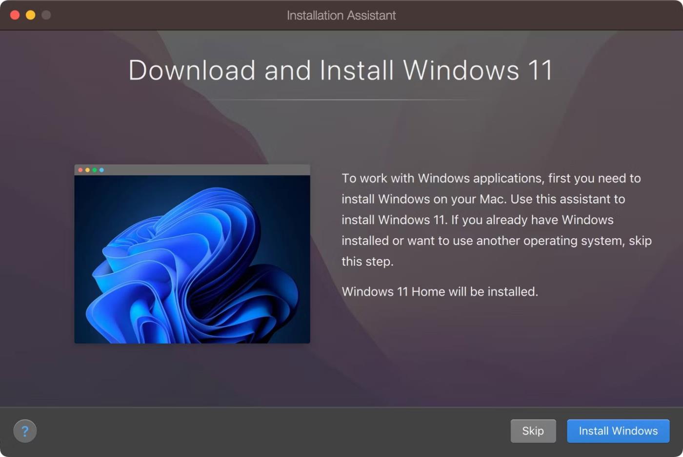 Instruksjoner for å kjøre Windows 11 på Mac