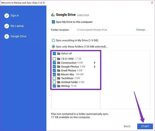 Google Driven lisääminen File Explorerin navigointiruutuun Windows 10:ssä