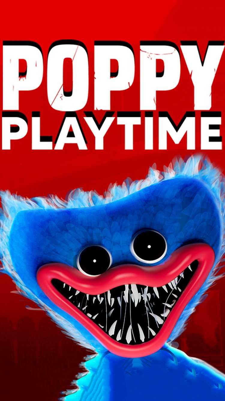 Poppy Playtime veggfóður, Huggy Wuggy veggfóður fyrir síma