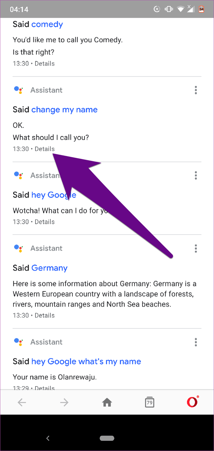 Kuinka poistaa Google Assistantin historia Androidista