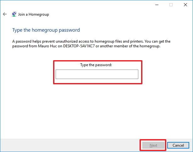 Instruktioner til opsætning og administration af HomeGroup på Windows 10