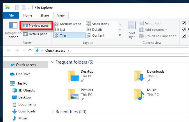 Sådan får du vist File Explorer's forhåndsvisningsrude på Windows 10/11