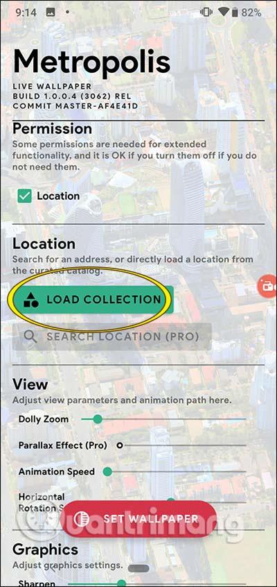 Jak nainstalovat 3D tapetu města pro Android