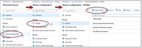 Konfigurera Always On VPN i Windows 10 med Microsoft Intune