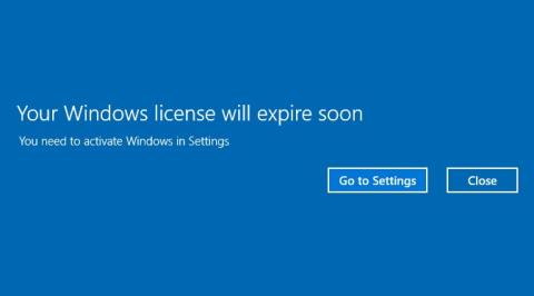 Slik slår du av varselet Windows-lisensen din utløper snart Windows 10