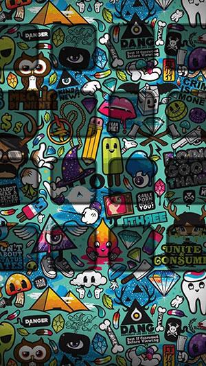 Graffiti wallpapers, smukke graffiti wallpapers til telefoner