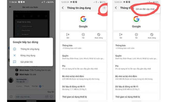Jak opravit chybu zastavení Google v systému Android