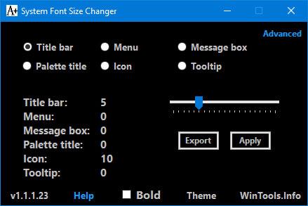 Kako promijeniti veličinu teksta za naslovne trake u sustavu Windows 10