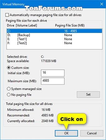 Kā pārvaldīt Pagefile virtuālo atmiņu operētājsistēmā Windows 10
