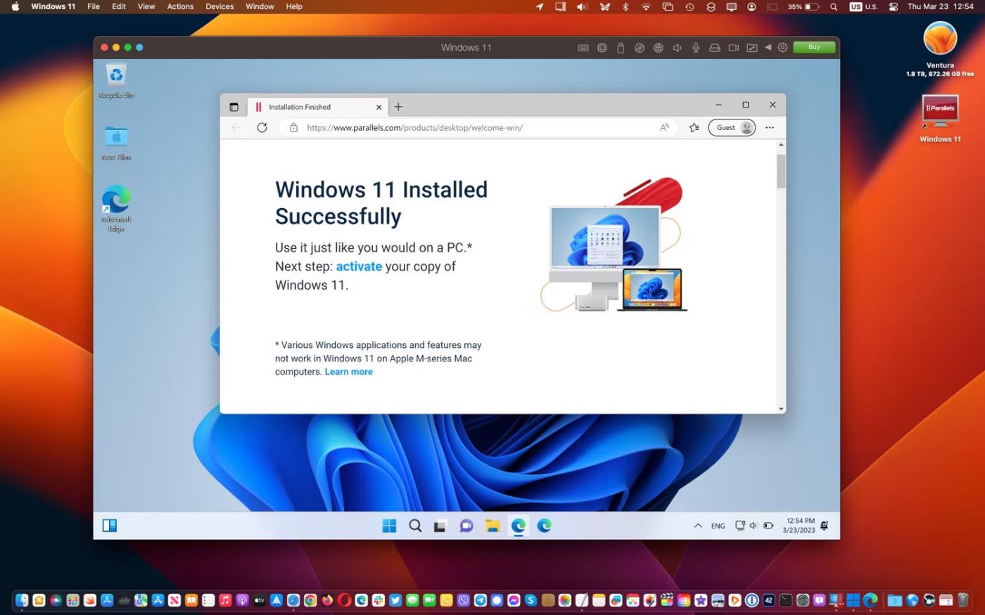 Ohjeet Windows 11:n käyttämiseen Macissa