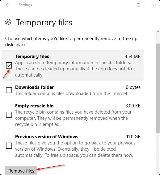 Nogle tips til at frigøre Windows 10 computerharddiskplads