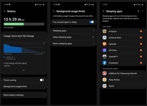 Jak uspat aplikace na telefonech Samsung, abyste šetřili baterii