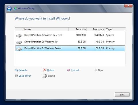 Kako dvostruko pokrenuti Windows 10 i Windows Server