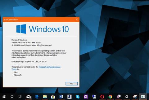 Hvordan fikse feil skjerm etter oppdatering av Windows 10 April 2018 Update