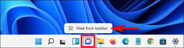 Slik sletter du "chat"-ikonet på oppgavelinjen i Windows 11