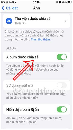 Slik slår du av albumdeling på iPhone