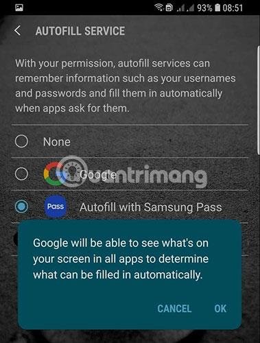 Як автоматично заповнювати паролі в Android