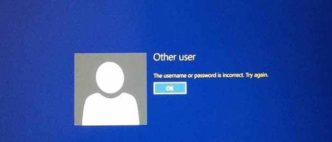 Виправте помилку «Ім’я користувача або пароль неправильне» щоразу під час перезавантаження Windows 10