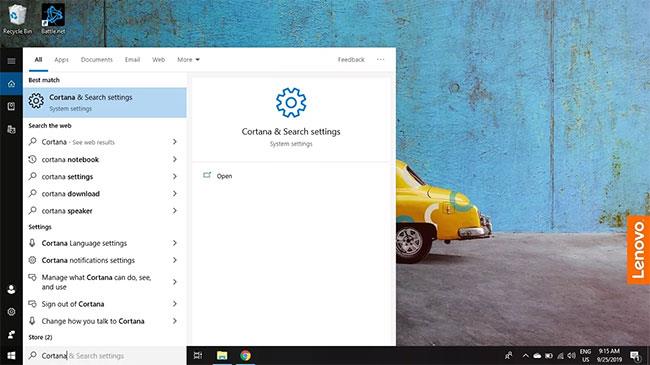 Vypnite Cortanu v systéme Windows 10