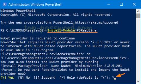 Sådan får du vist kommandohistorik fra tidligere PowerShell-sessioner i Windows 10