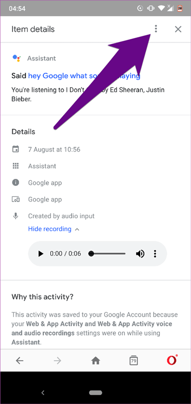 Kaip ištrinti „Google Assistant“ istoriją „Android“.