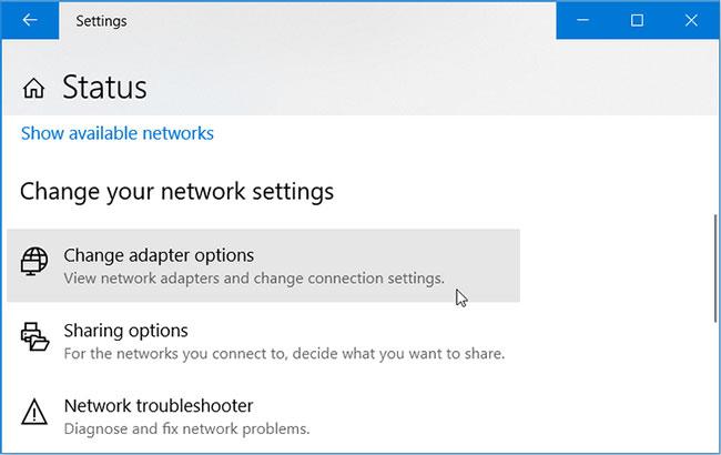 Sådan åbner du netværksforbindelser på Windows 10