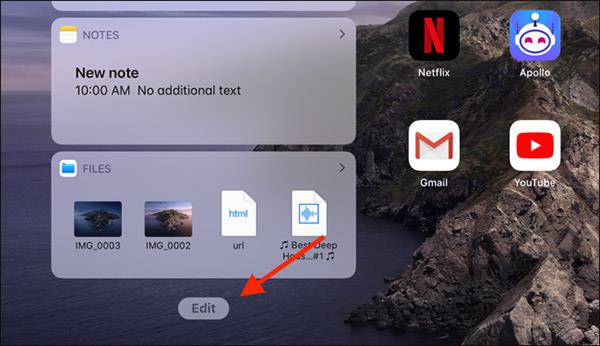 Hvordan tilpasse widgets på iPad