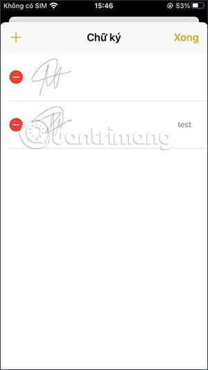 Kuinka lisätä allekirjoitus muistiinpanoihin iPhonessa