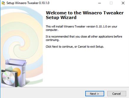 Winaero Tweaker, nástroj na úplné prispôsobenie Windows 10 Spring Creators