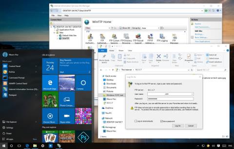 „Windows 10“ FTP serverio nustatymo ir tvarkymo instrukcijos