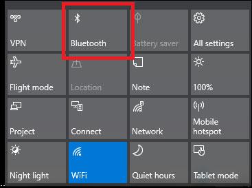 Instruksjoner for hvordan du kobler Bluetooth til Windows 10